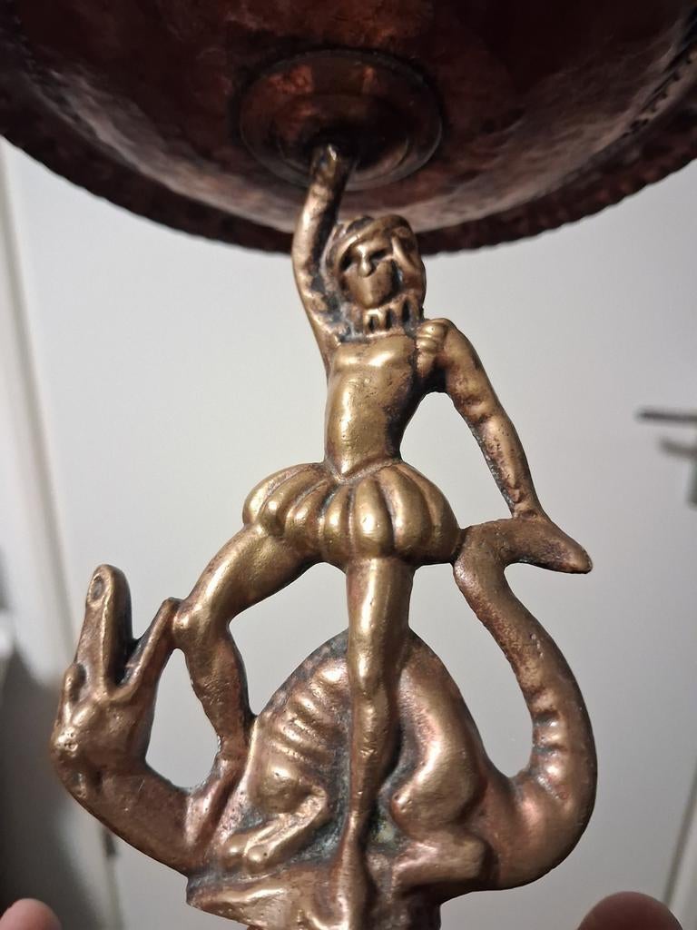 Antiek - judaica - Israël - Joris en de draak - tazza, Antiek en Kunst, Ophalen of Verzenden