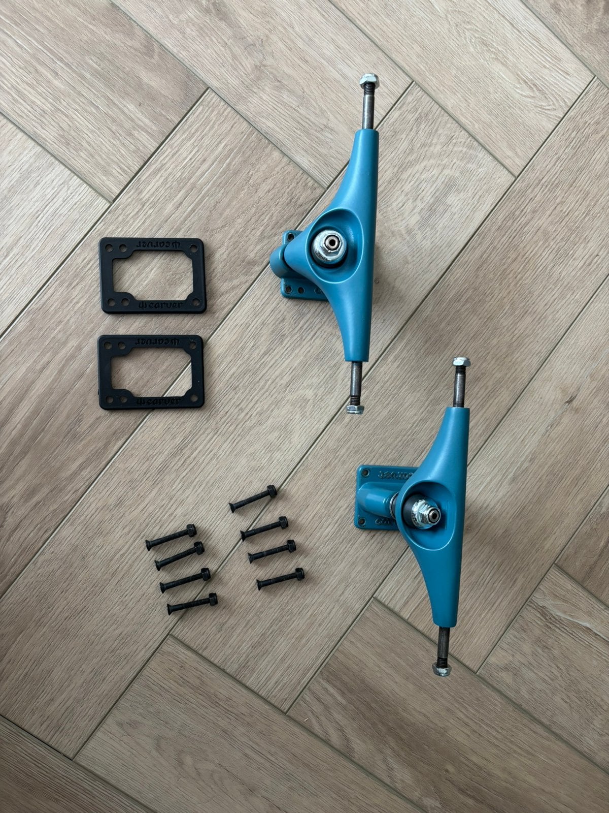 Carver CX surfskate trucks Hollow 6.5" Set Indigo Satin, Sport en Fitness, Skateboarden, Zo goed als nieuw, Ophalen of Verzenden