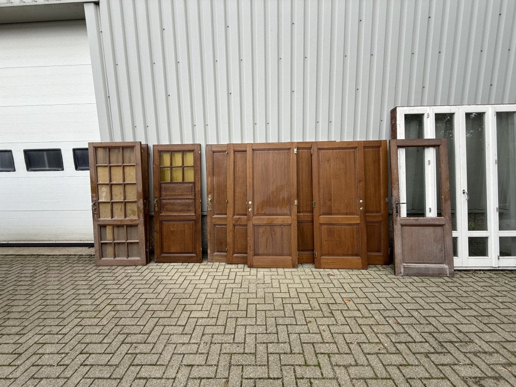 10 in nieuwstaat verkerende massieve eiken deuren, La belle porte, Jurgen.hoogenboezem@gmail.com, Binnendeur, Ophalen of Verzenden