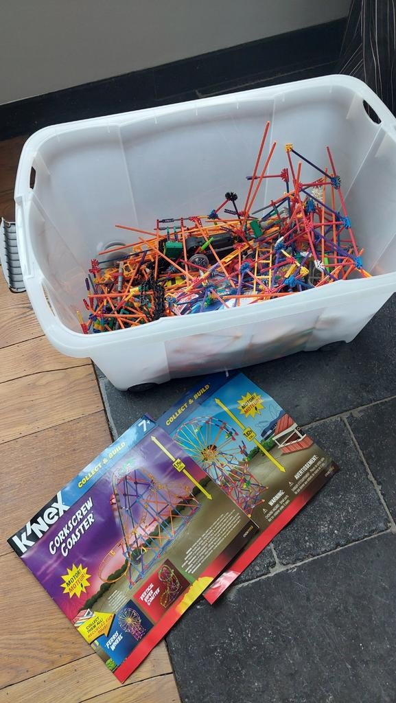Grote partij K'nex met handleidingen, Ophalen of Verzenden, Gebruikt, K'nex