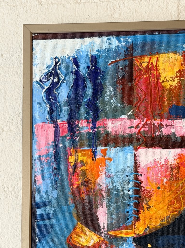 260921 - Afrikaans Godwin Adjei Sowah "abstract" - Ghana, Ophalen of Verzenden