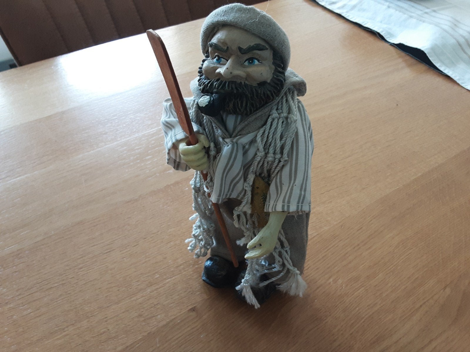 Decoratieve poppetje van een visser, Ophalen of Verzenden, Zo goed als nieuw