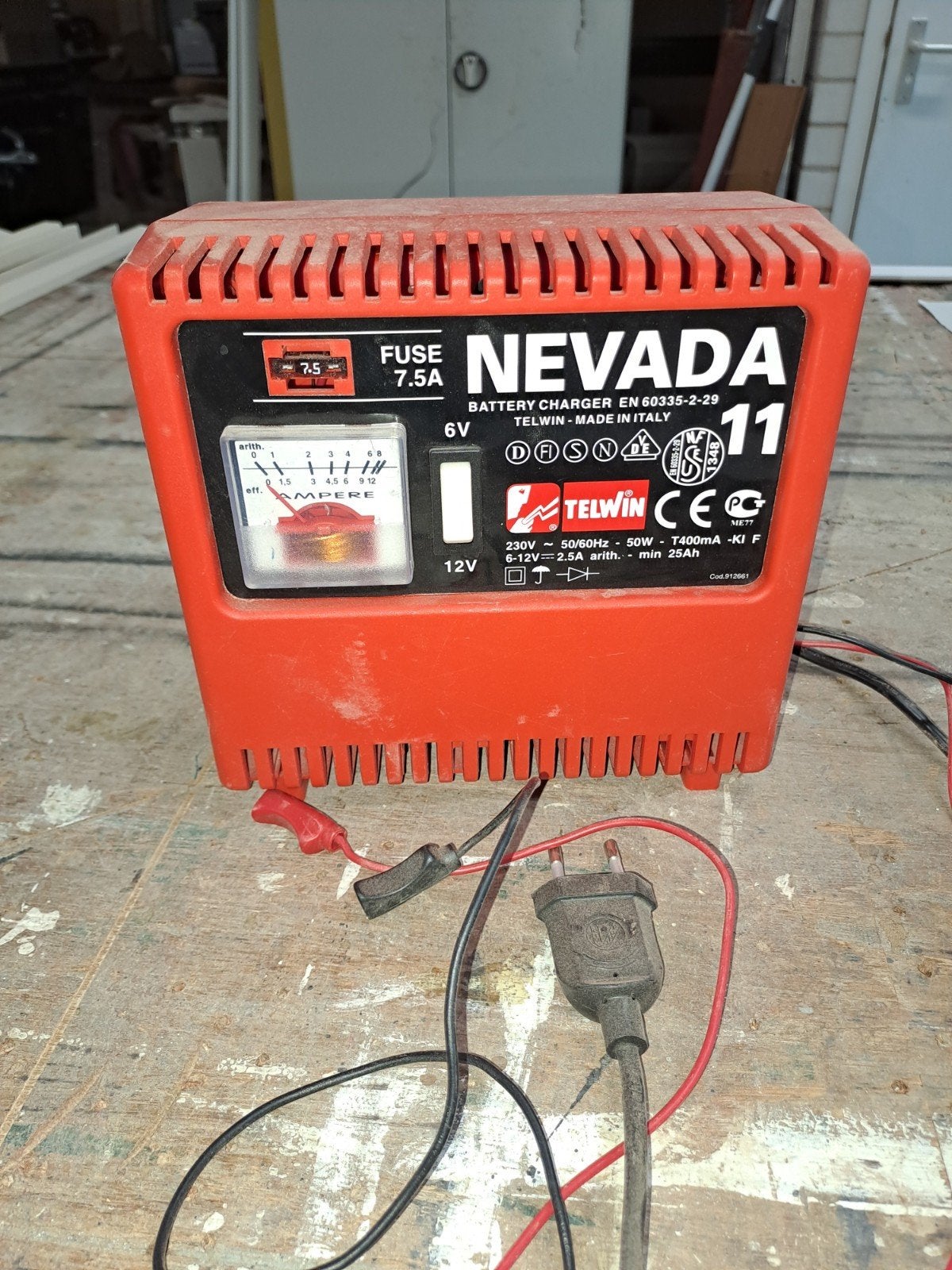 Telwin Nevada 11 Acculader 6V/12V - Gebruikt, Ophalen of Verzenden, Gebruikt