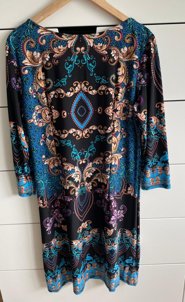 Wallis grafische print - Vintage maat 44, Kleding | Dames, Zwart, Maat 42/44 (L), Ophalen of Verzenden, Zo goed als nieuw
