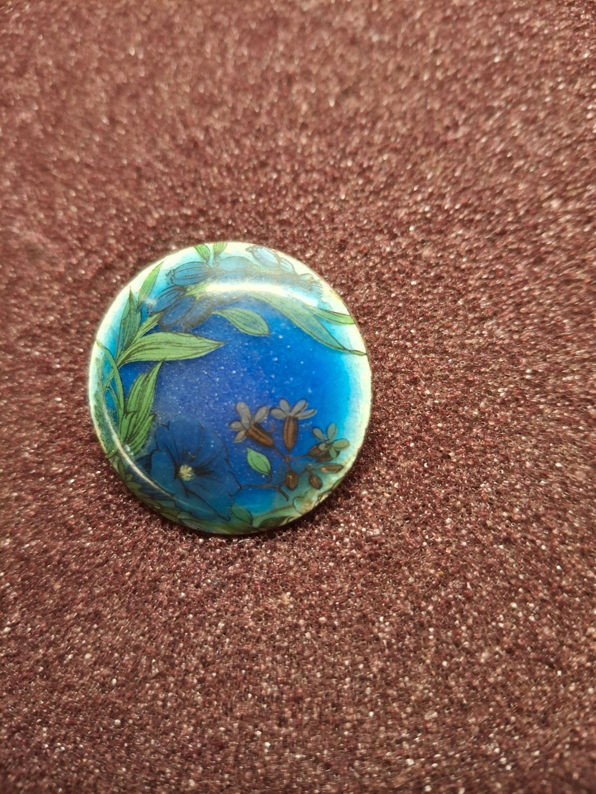 emaille broche, Ophalen of Verzenden