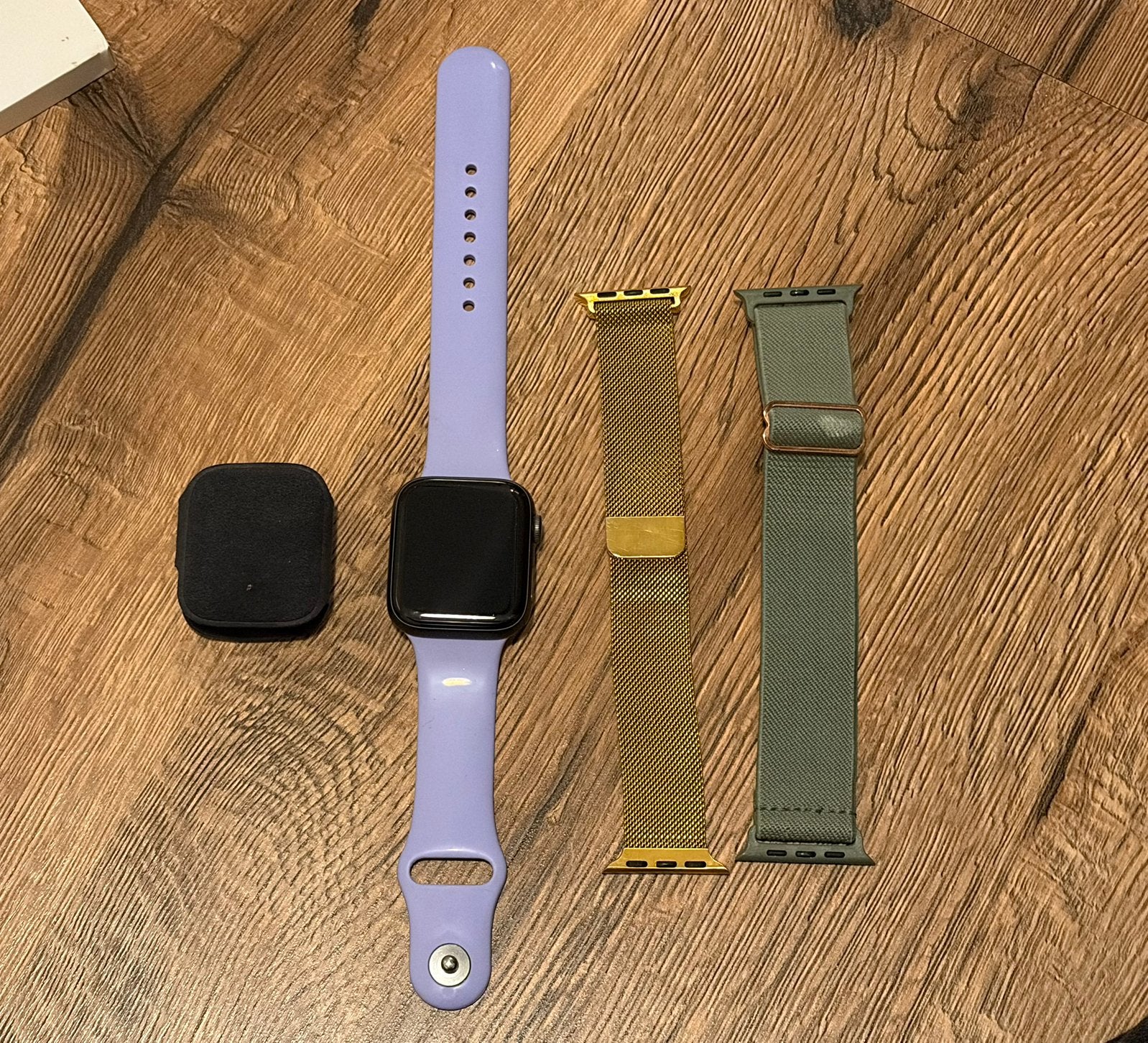 Apple watch series 5 met bandjes, Ophalen, Gebruikt, Zwart, IOS