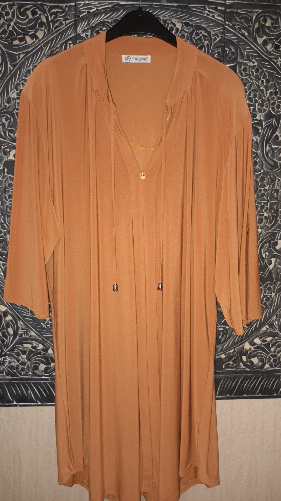 Magna Jurk Maat 52/54 - Comfortabel en Stijlvol, Kleding | Dames, Overige kleuren, Maat 46/48 (XL) of groter, Ophalen of Verzenden