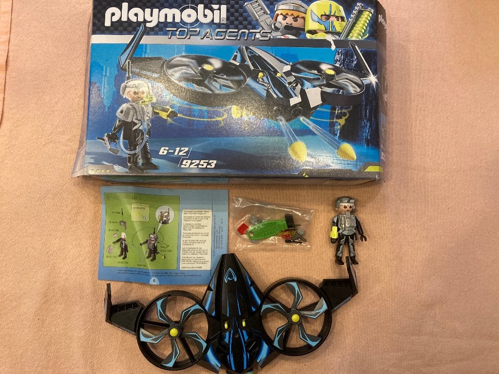 Playmobil top agents 9253 set netjes en compleet in doos!, Complete set, Voertuig, Ophalen of Verzenden, Zo goed als nieuw