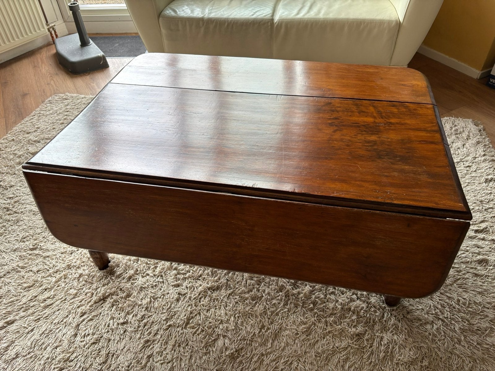 Antieke salontafel, Ophalen