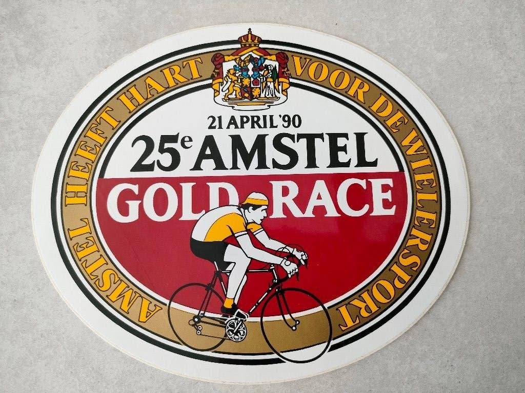 Originele ongebruikte Amstel Gold Race sticker 1990, Ophalen, Zo goed als nieuw, Sport