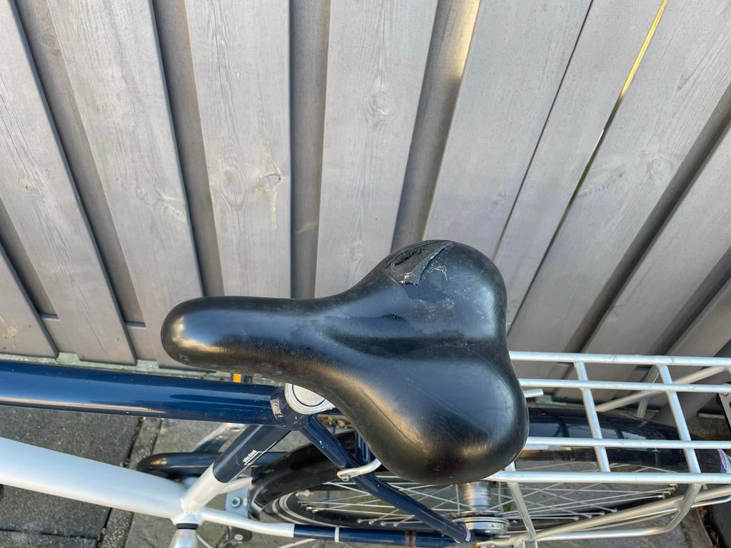 Cortina fiets met voordrager en terugtraprem, Fietsen en Brommers, Fietsen | Dames | Damesfietsen, Terugtraprem, Gebruikt, 50 tot 53 cm