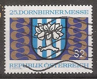 Oostenrijk, Jaarbeurs van Dornbirn, 1973., Ophalen of Verzenden, Gestempeld