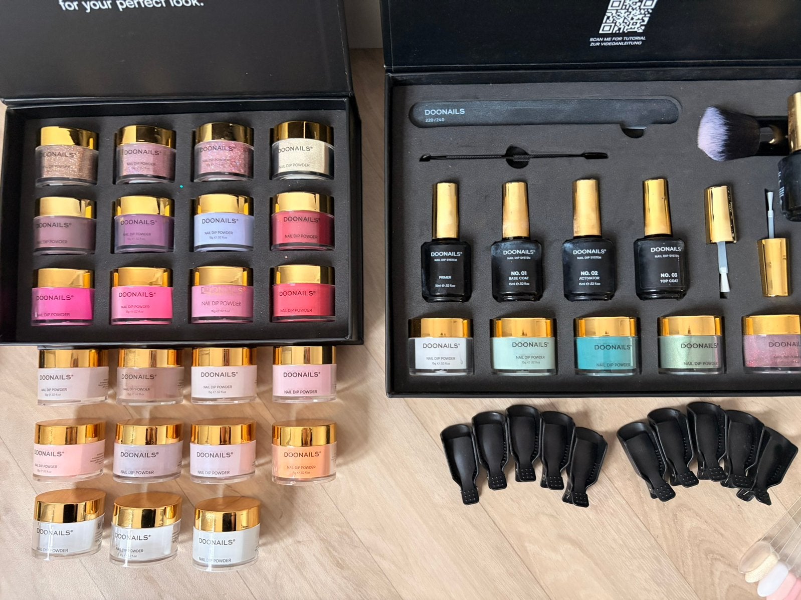 Doonails dip nails mega set (nieuwprijs+ €700), Sieraden, Tassen en Uiterlijk, Overige kleuren, Verzenden, Nieuw, Handen en Nagels