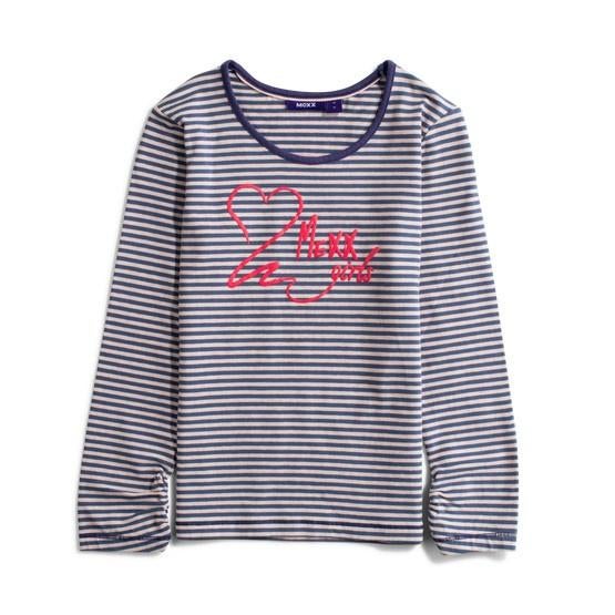 MEXX paarse gestreepte maritiem shirt longsleeve top 134-140, Kinderen en Baby's, Kinderkleding | Maat 134, Mexx, Meisje, Nieuw
