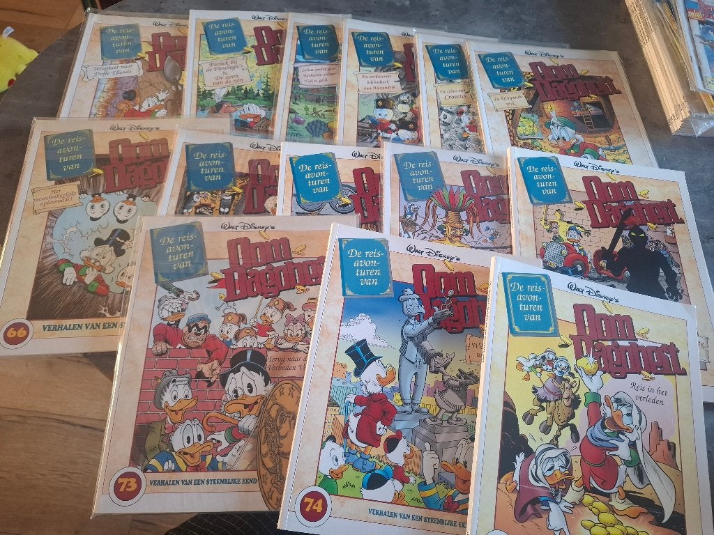 De reisavonturen van Oom Dagobert compleet , eerste druk, Boeken, Ophalen of Verzenden, Zo goed als nieuw, Keno don Rosa, Meerdere stripboeken