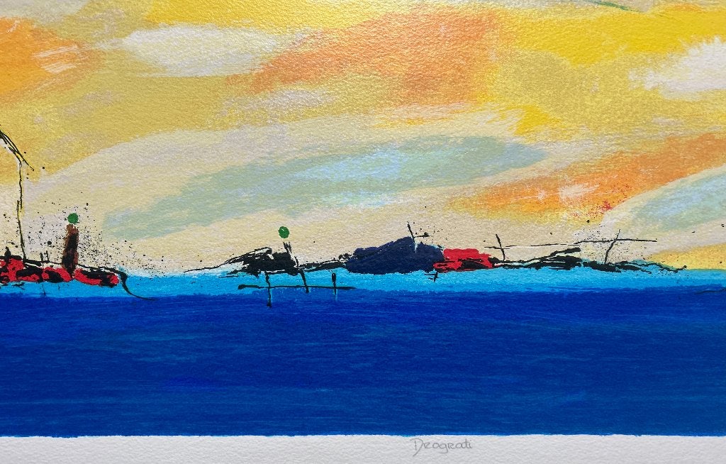 Zeefdruk Henk Kuijpers - Drograti  Zomeropruiming, Antiek en Kunst, Verzenden