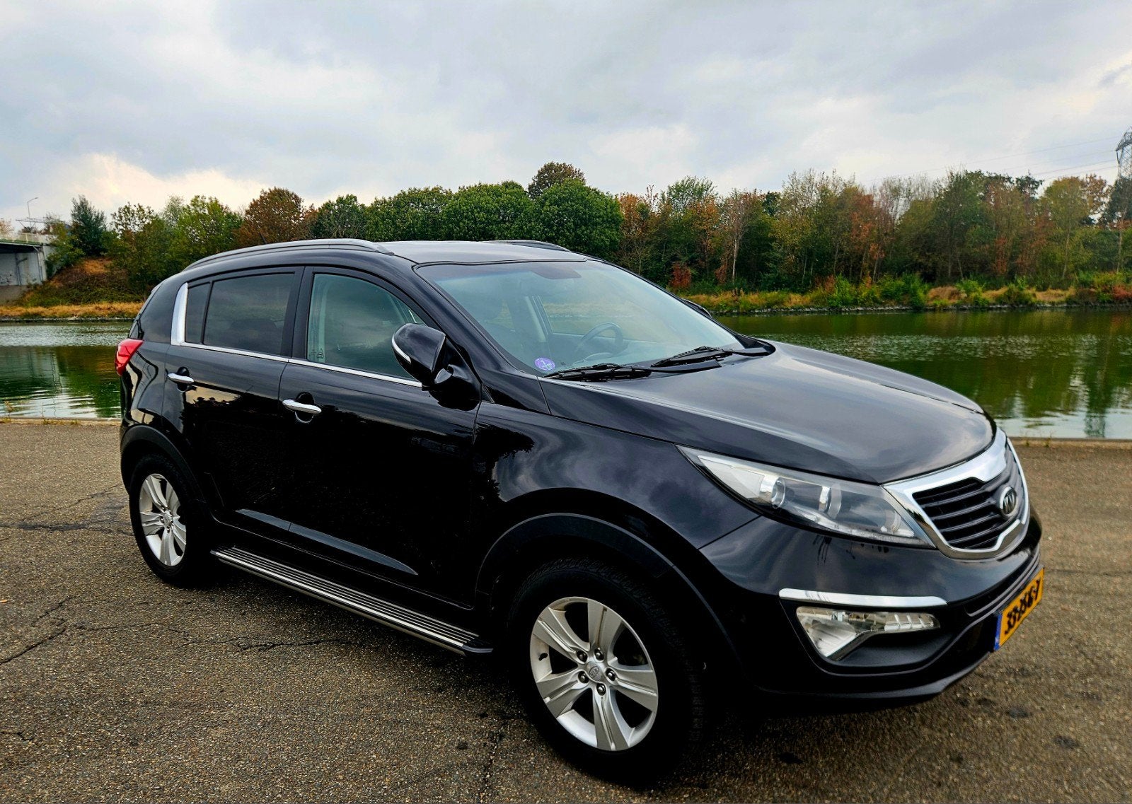 Kia Sportage 1.6 GDI 2WD 2013 Zwart, Auto's, Voorwielaandrijving, 1280 kg, 1591 cc, 4 cilinders
