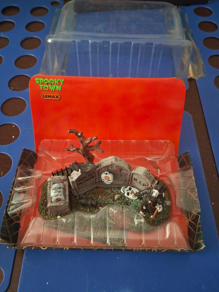 Lemax Spooky Town Grimm Reaper Countdown Halloween, Ophalen of Verzenden, Zo goed als nieuw