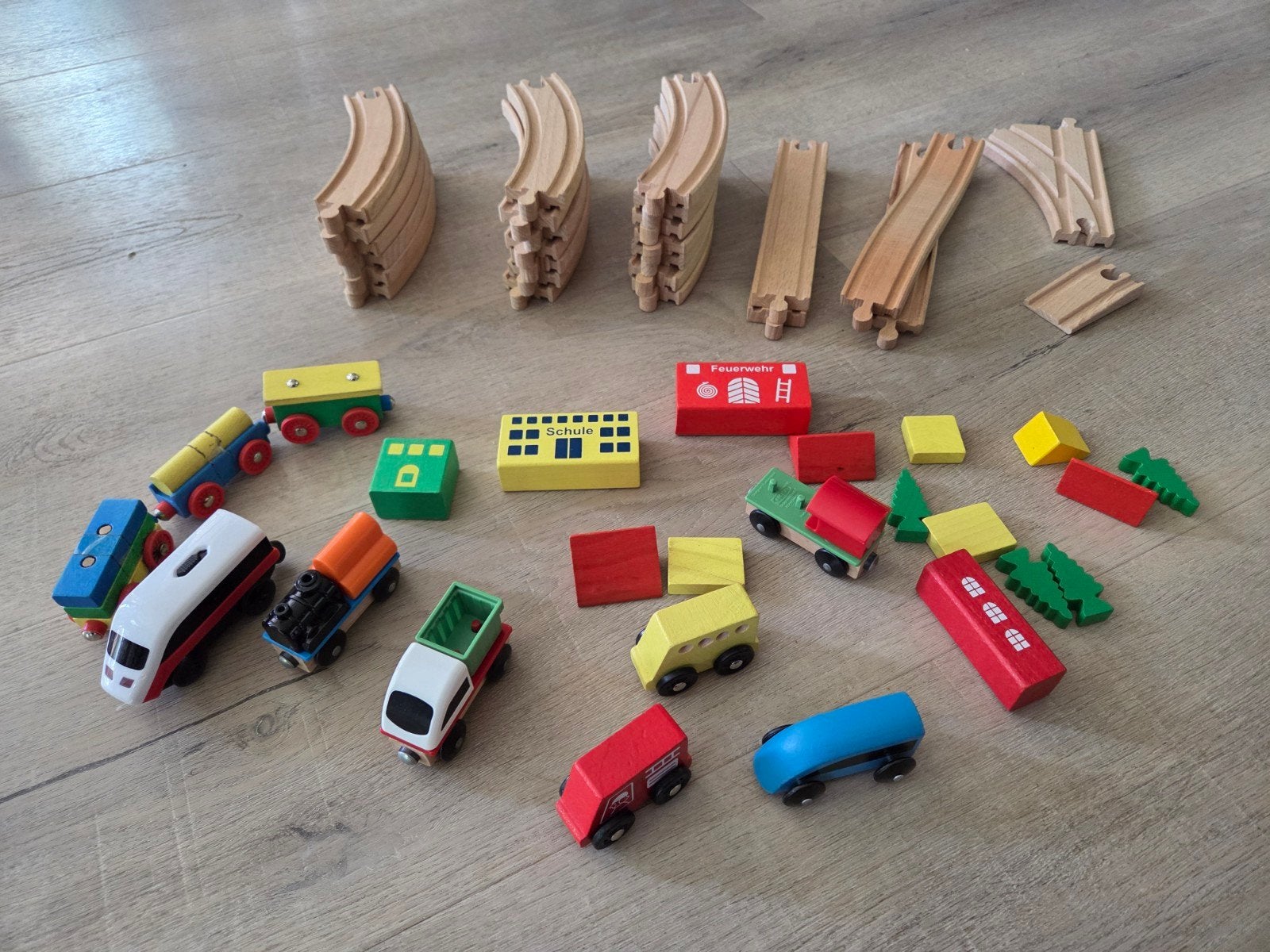 IKEA Lillabo treinset, treinrails en locomotief, Ophalen of Verzenden, Zo goed als nieuw