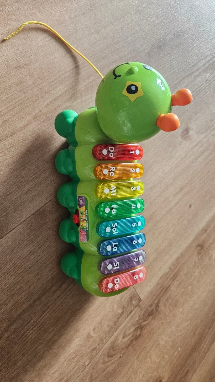 Muziekinstrument rups met xylofoon en wieltjes, Ophalen, Zo goed als nieuw, Overige typen, Met geluid