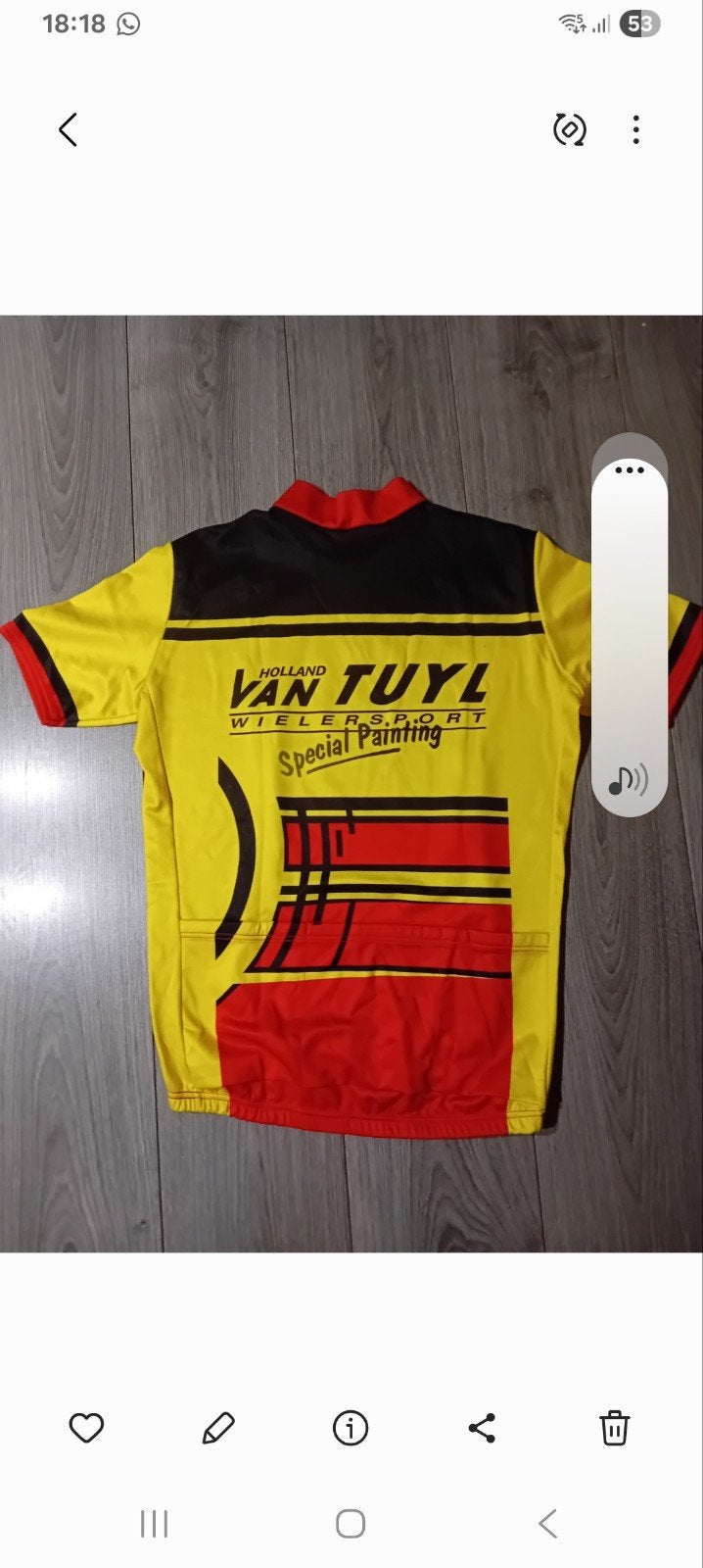 Vintage Van Tuyl Wielersport Fietskleding Set, Ophalen of Verzenden, Gebruikt, Helm