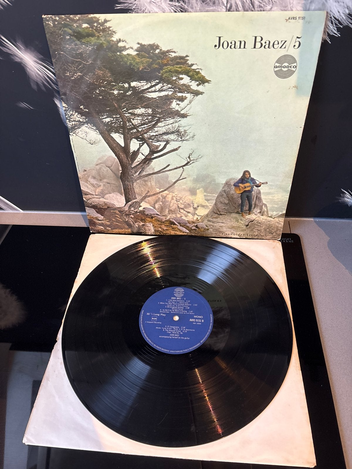 Joan Baez / 5 LP - Folk muziek uit 1965, LP, Gebruikt, Originele persing, Ophalen of Verzenden