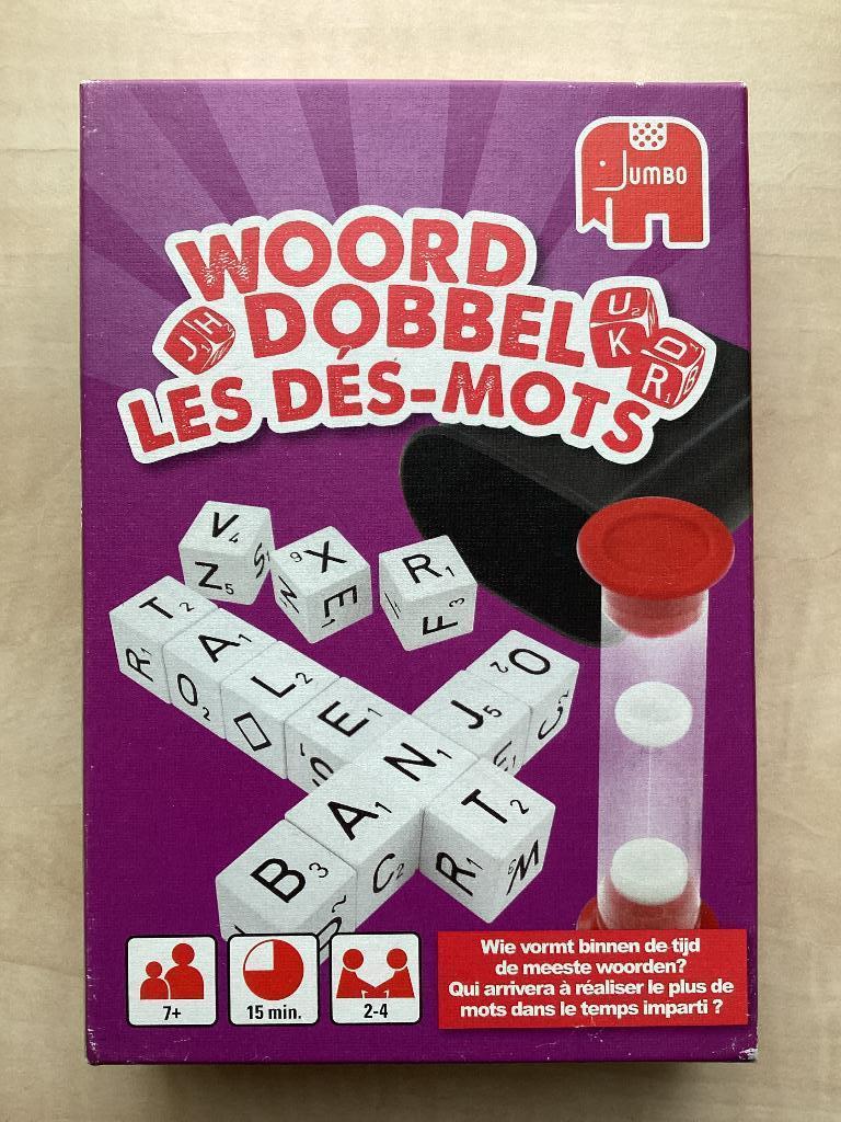 Woord dobbel, Een of twee spelers, Ophalen, Zo goed als nieuw, Jumbo