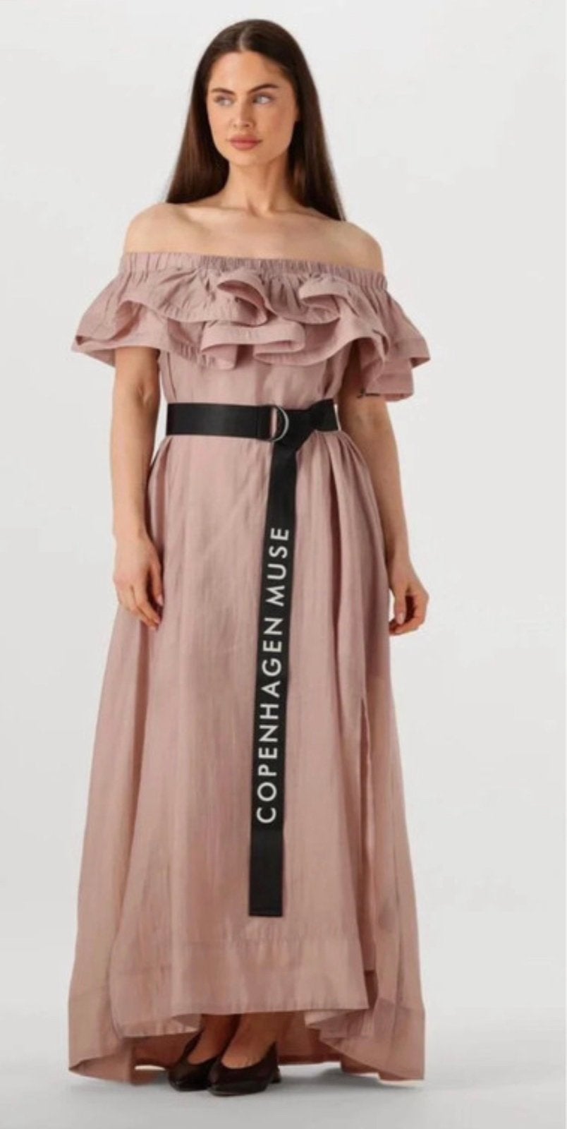 Lichtroze Copenhagen Muse Maxi Jurk Molly Dress, Maat 38/40 (M), Nieuw, Ophalen of Verzenden, Roze
