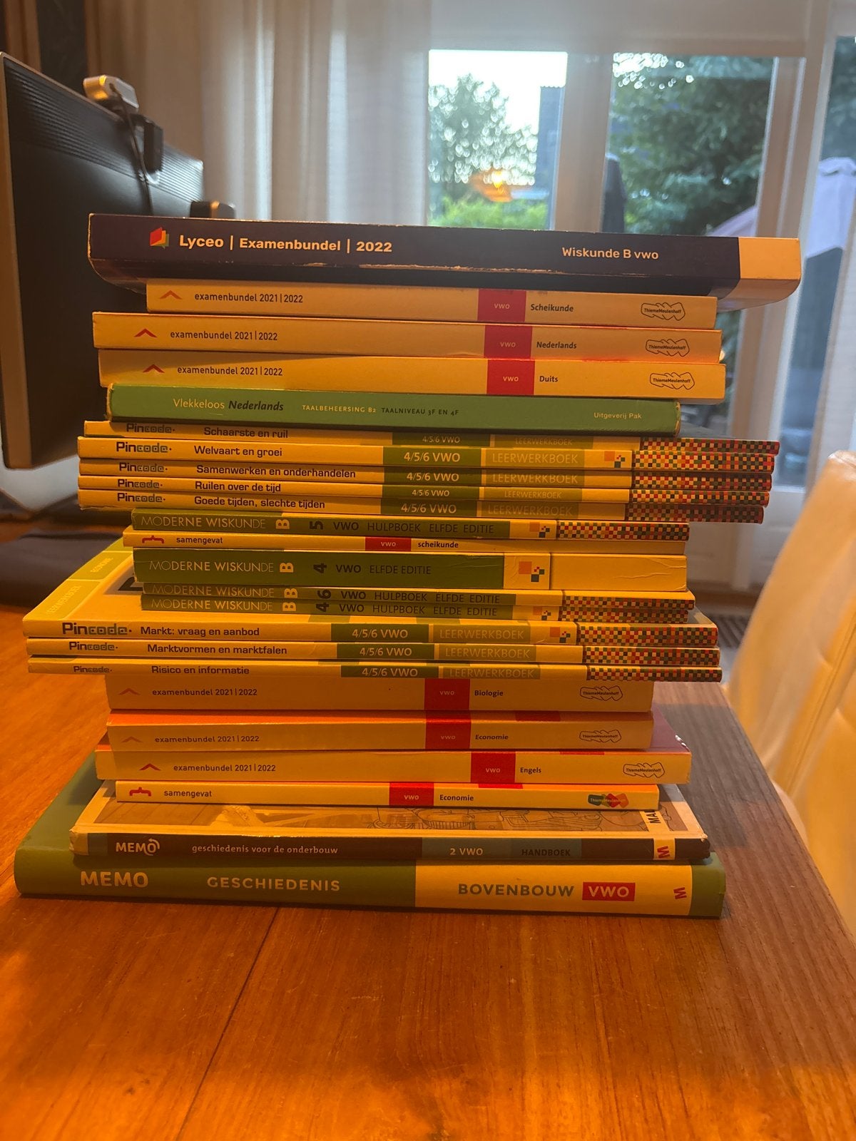 Grote collectie VWO schoolboeken en examenbundels, Ophalen, Gelezen, VWO, Wiskunde B