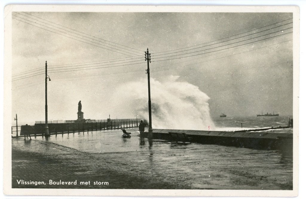 Vlissingen, Verzenden, 1940 tot 1960, Gelopen, Zeeland