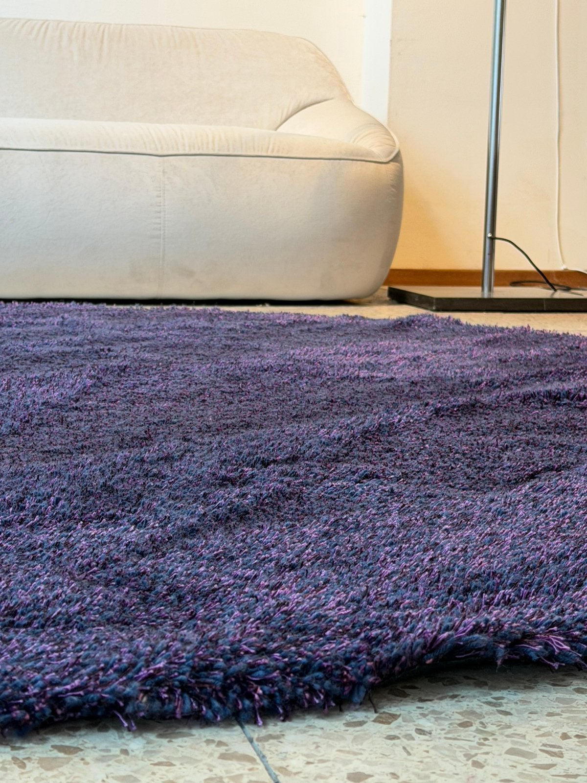 Brink en Campman tapijt WK Wohnen Lana round, Ophalen, Blauw, Rond, Nieuw