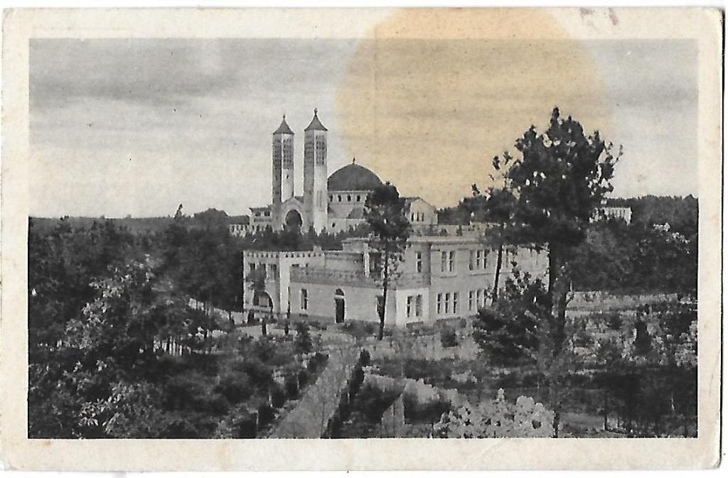Nijmegen Heilig Landstichting Ansichtkaart uit 1938 (B311), Ophalen of Verzenden, 1920 tot 1940, Gelopen, Gelderland