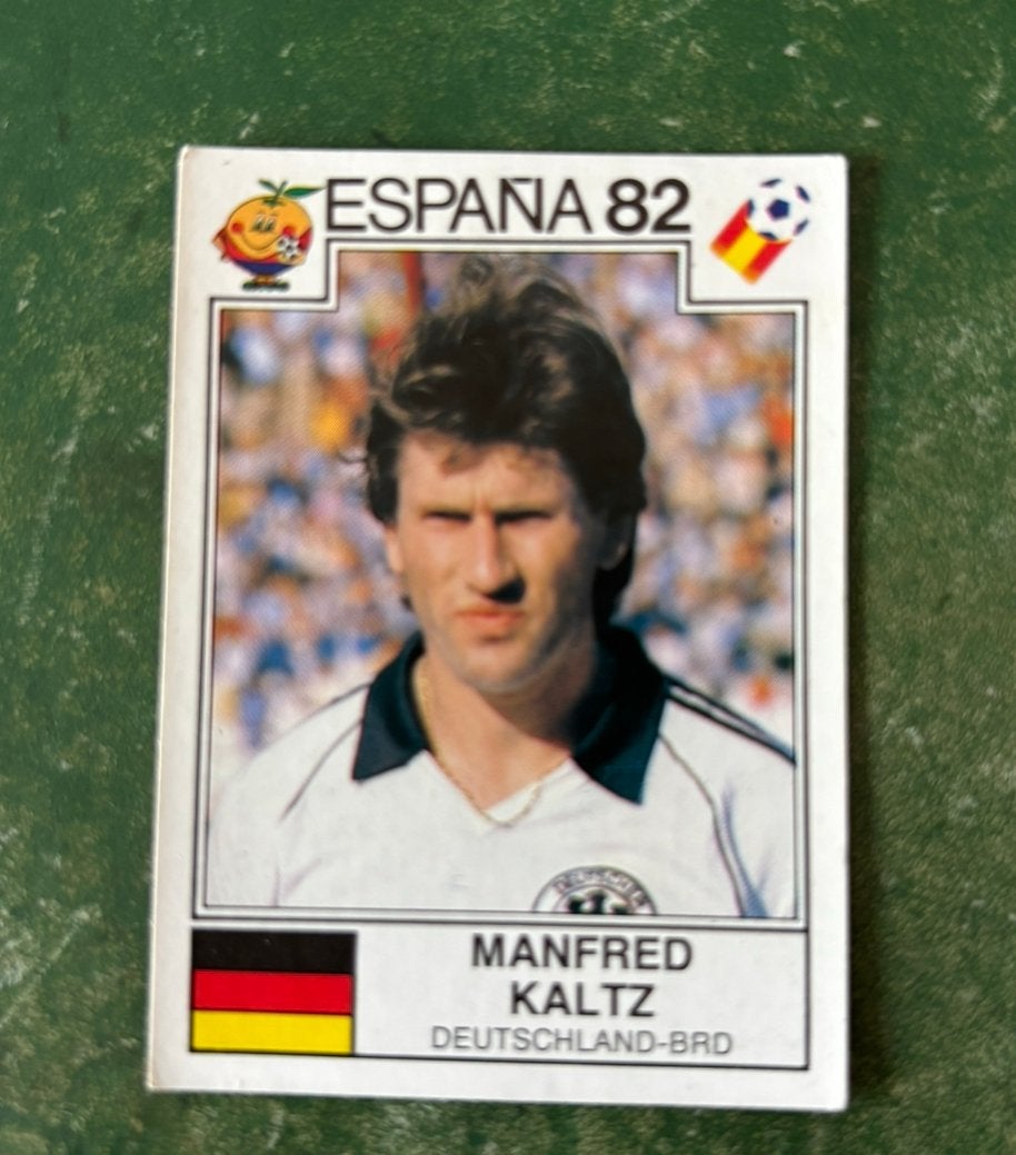 Panini plaatje Manfred Kaltz West-Duitsland WK 1982, Ophalen of Verzenden