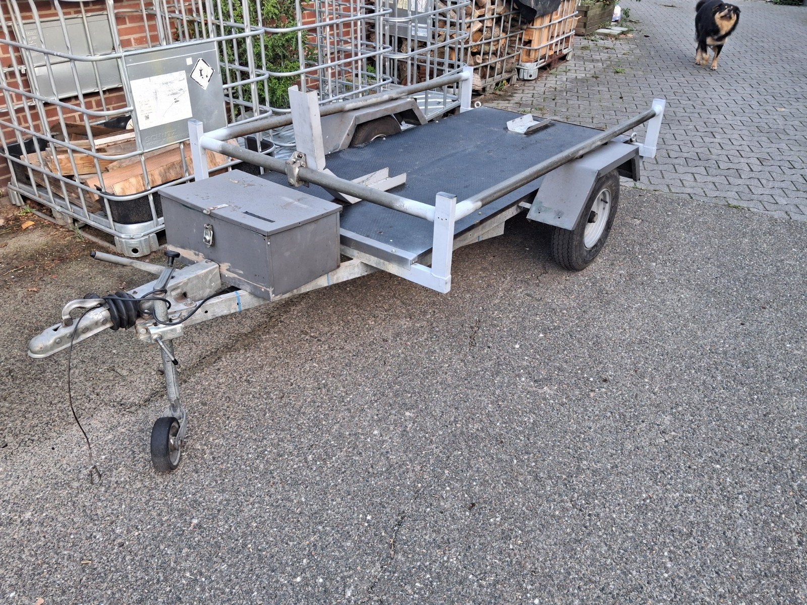 Motorfietsaanhanger - Stevige en betrouwbare trailer, Ophalen of Verzenden, Gebruikt
