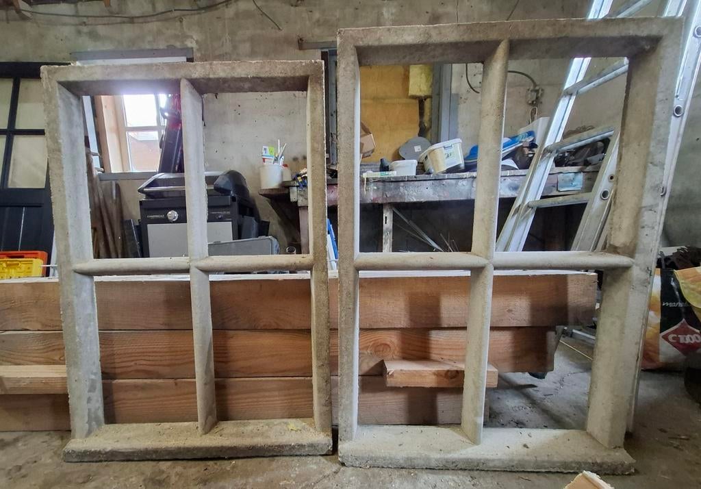 2 betonnen kozijnen 70 x 100 cm, Ophalen, Overige materialen, Minder dan 75 cm, Raamkozijn