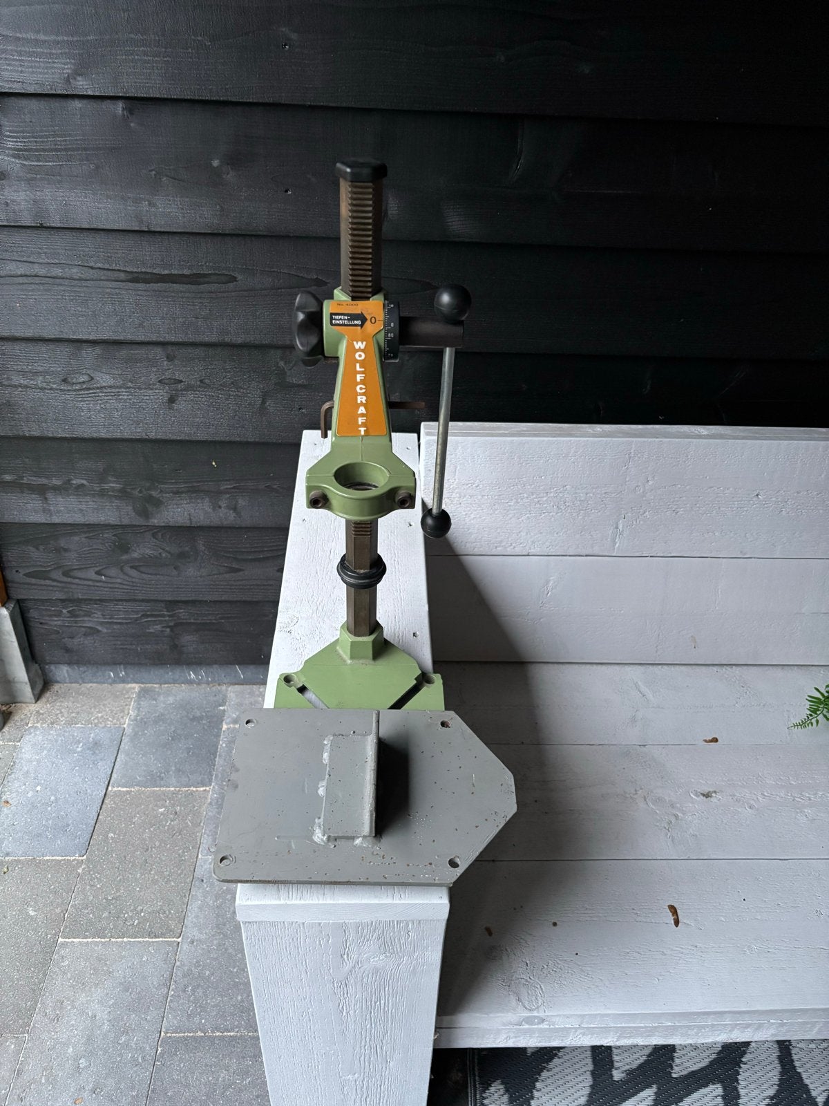 Wolfcraft Kolomboormachine - Boorstandaard, Doe-het-zelf en Verbouw, Ophalen of Verzenden, Gebruikt, Minder dan 400 watt, Kolomboormachine