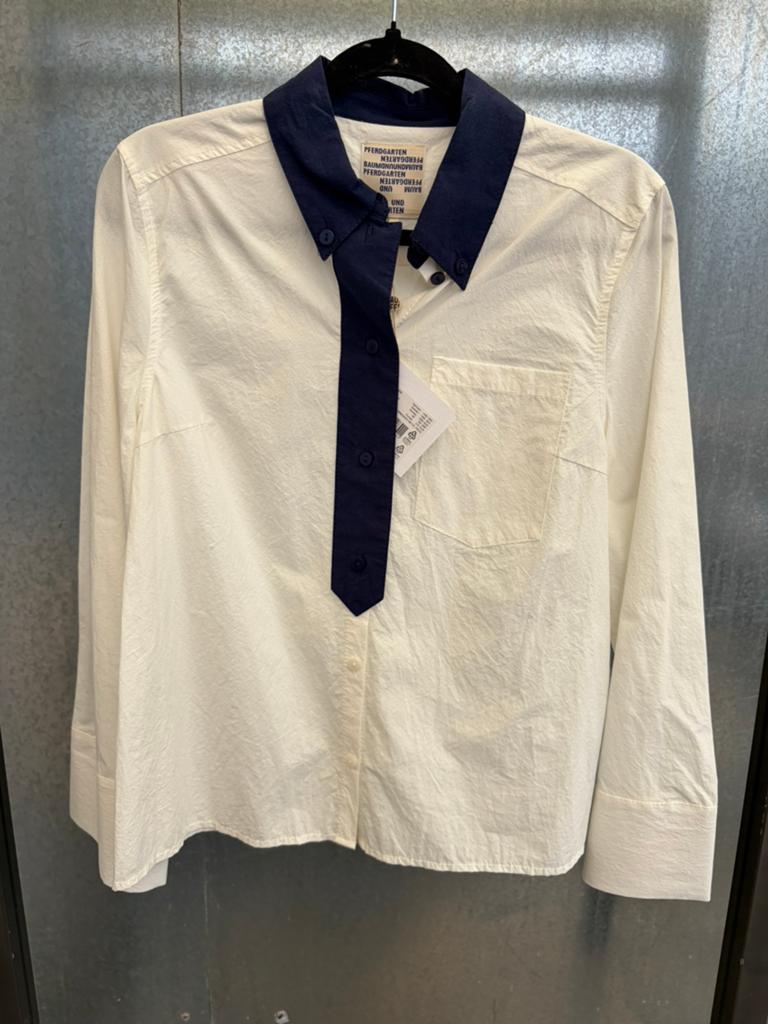 Baum und pferdgarten €219 blouse mishu star wit 36, Ophalen of Verzenden, Zo goed als nieuw, Maat 36 (S), Wit