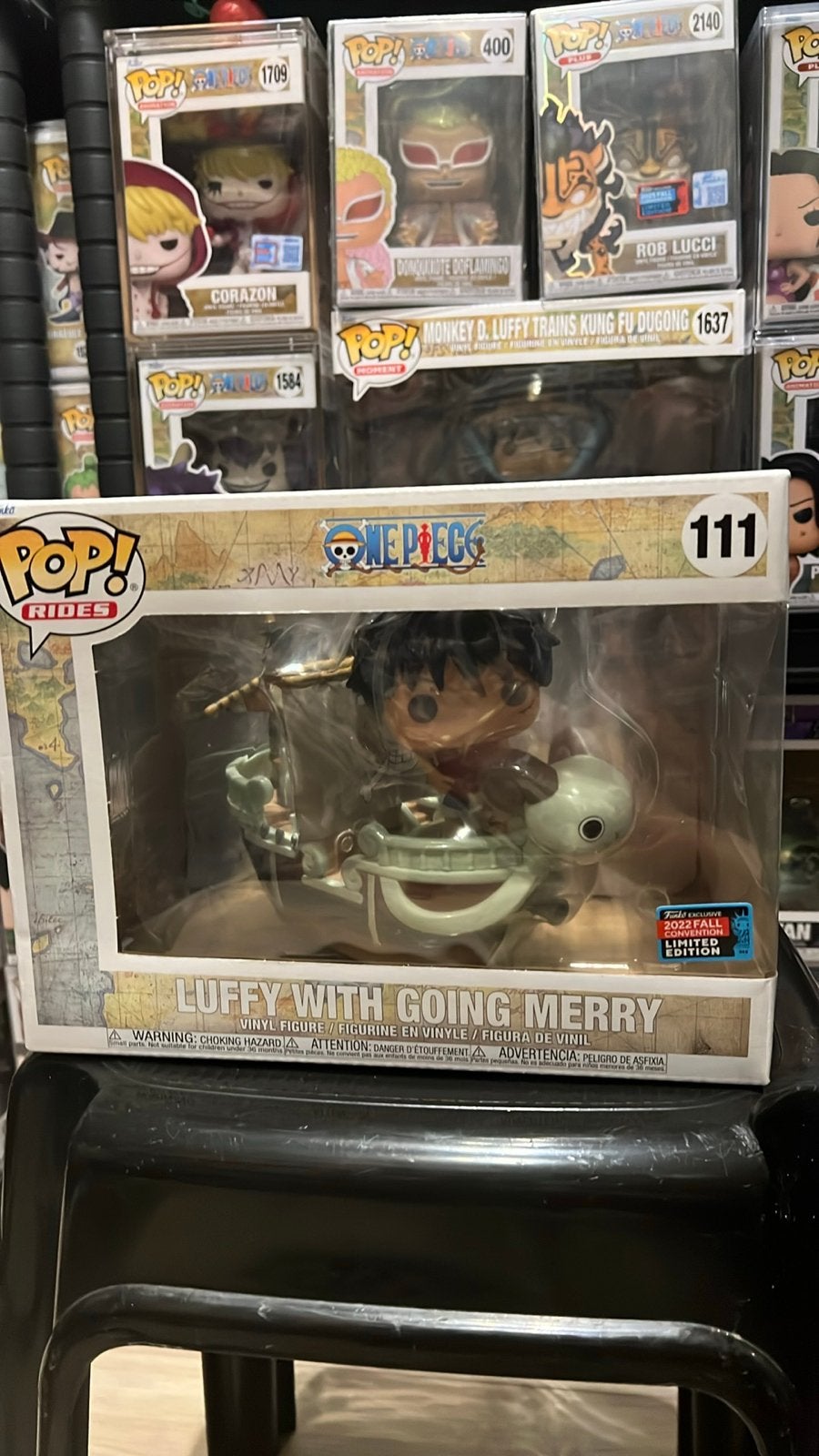 Funko Pop! Rides 111 Luffy with Going Merry One Piece, Ophalen of Verzenden, Nieuw