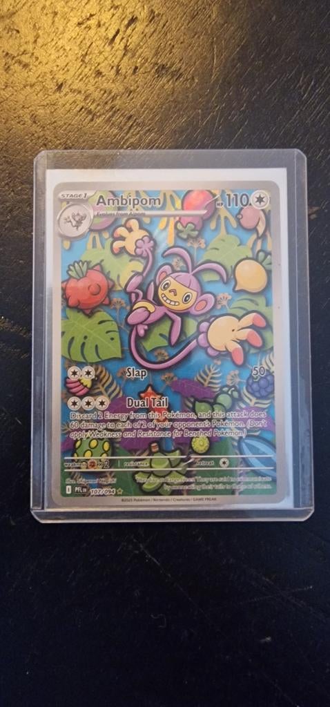 Pokémon Kaart Aipom 107/094, Hobby en Vrije tijd, Verzamelkaartspellen | Pokémon, Ophalen, Zo goed als nieuw, Losse kaart