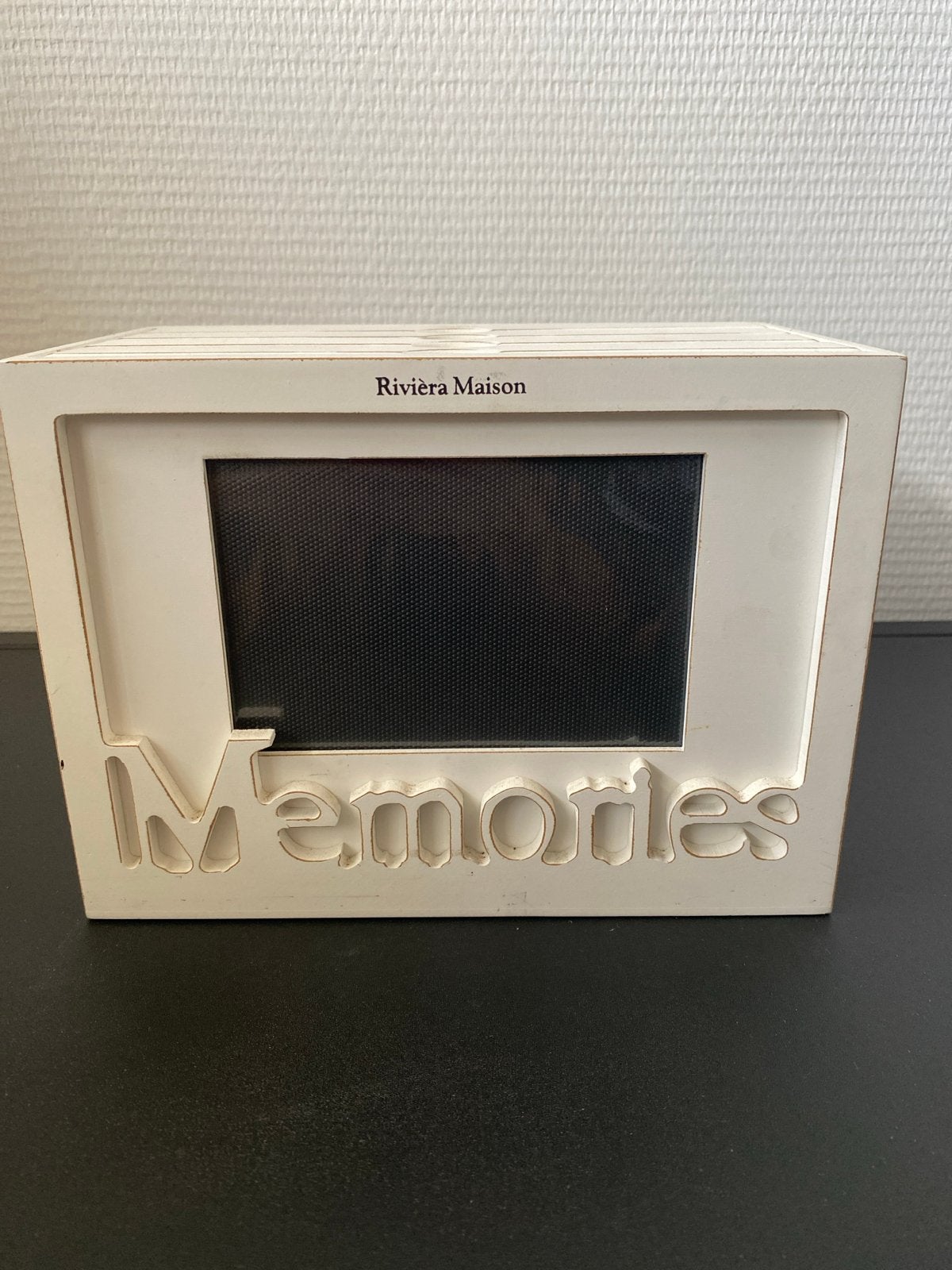 Riviera Maison Memories fotobox met insteekhoezen, Bewaarbox, Gebruikt, Wit, Overige merken