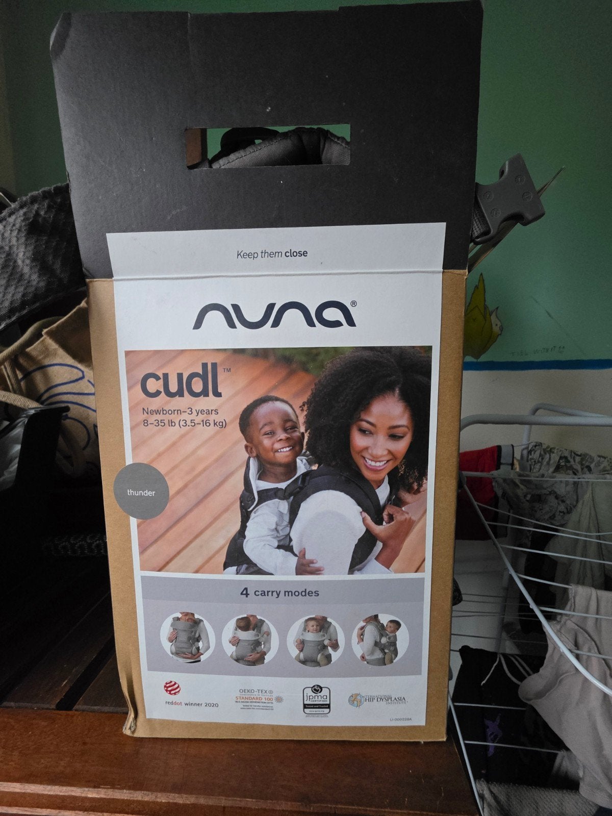 Nuna Cudl Draagzak - Zo goed als nieuw, Kinderen en Baby's, Zo goed als nieuw, Buik, Rug of Zij, Draagzak, Ophalen