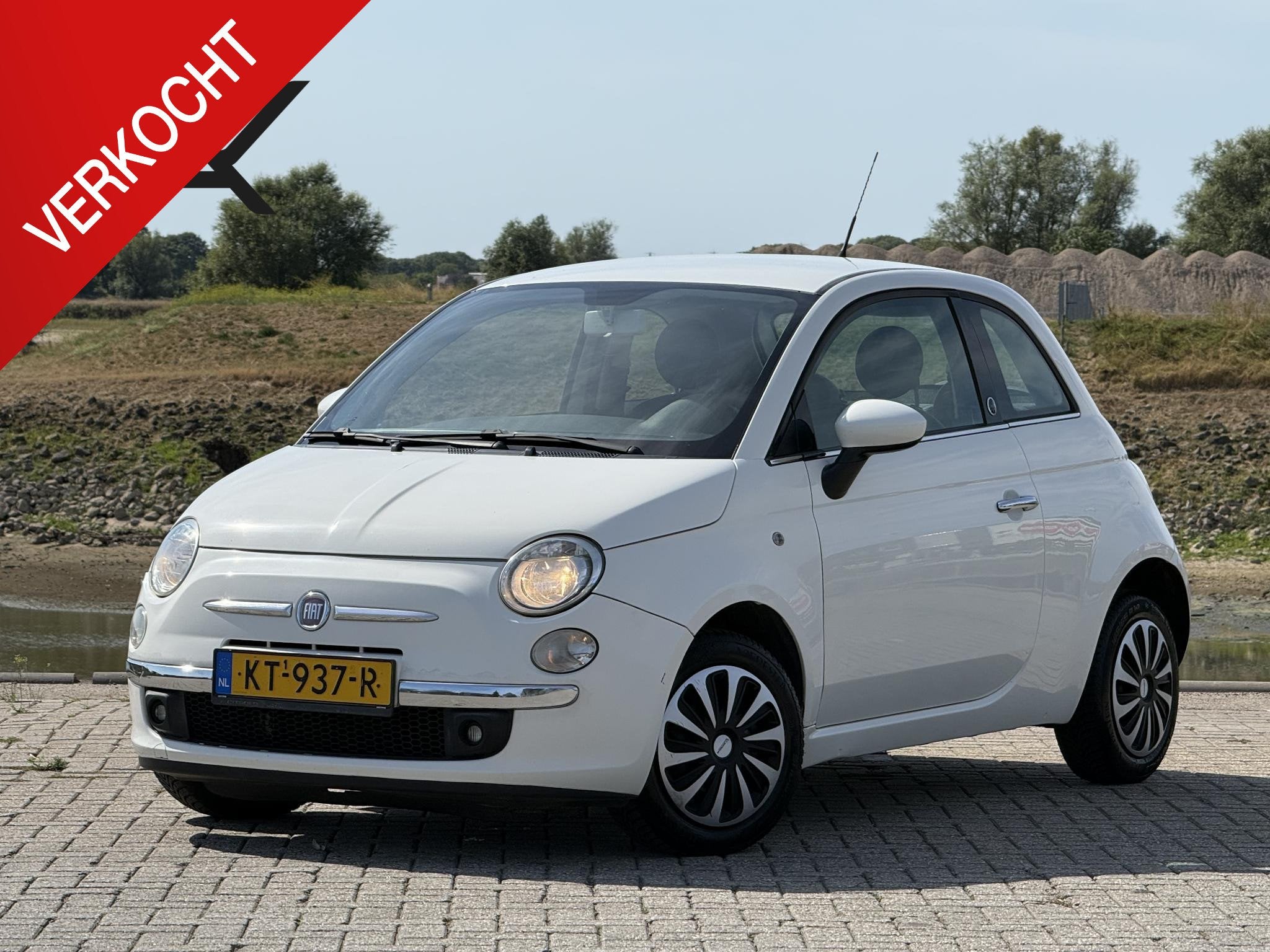 Fiat 500 1.2 Naked | Airco | Nieuwe APK, Euro 5, Stof, Gebruikt, 1242 cc