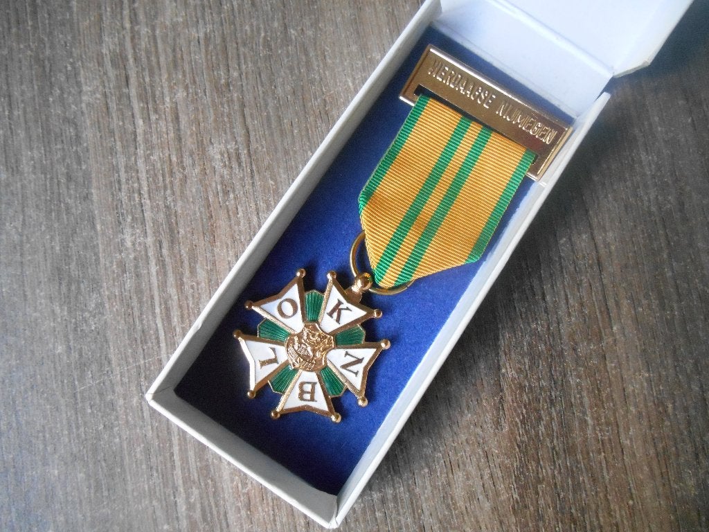 Medaille Vierdaagse Nijmegen voor 10 keer lopen, Ophalen of Verzenden, Landmacht, Nederland, Lintje, Medaille of Wings