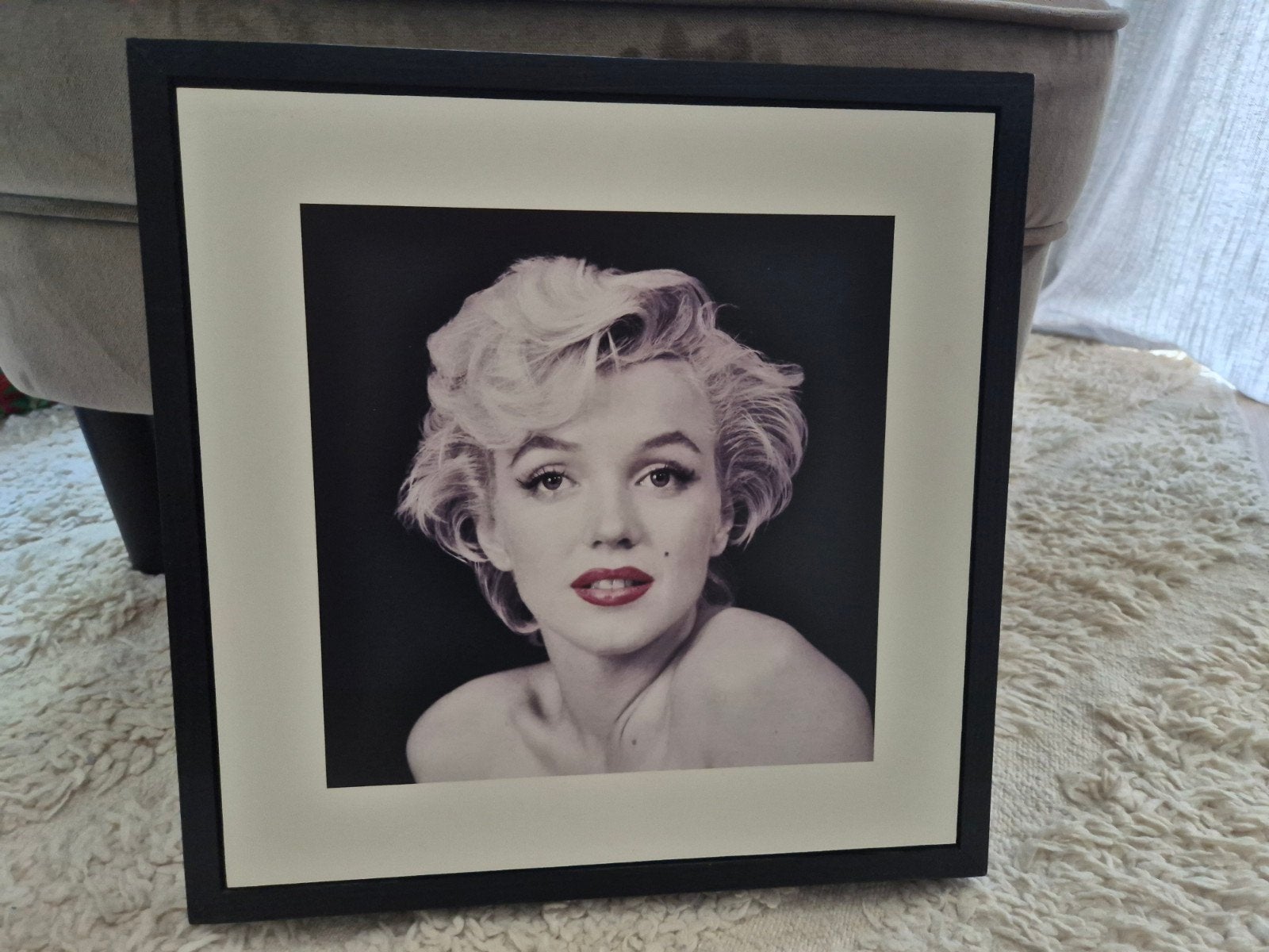 Marilyn Monroe ingelijste foto/print, Antiek en Kunst, Kunst | Tekeningen en Foto's, Ophalen