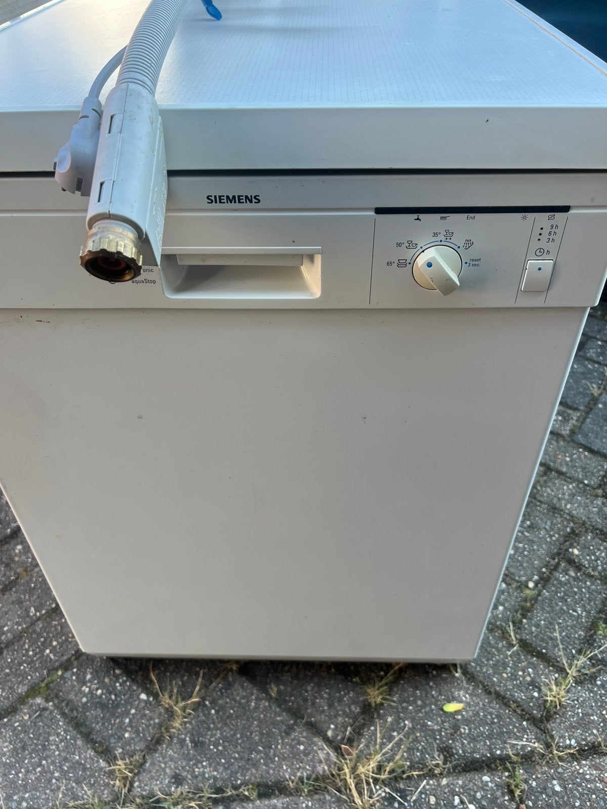 Vrijstaande vaatwasser siemens goed werkend, Gebruikt, Energieklasse A of zuiniger, Ophalen of Verzenden, 85 tot 90 cm
