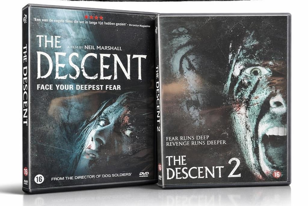 The Descent 1 & 2 – Horror DVD Set (2 Films), Vanaf 16 jaar, Ophalen of Verzenden, Overige genres