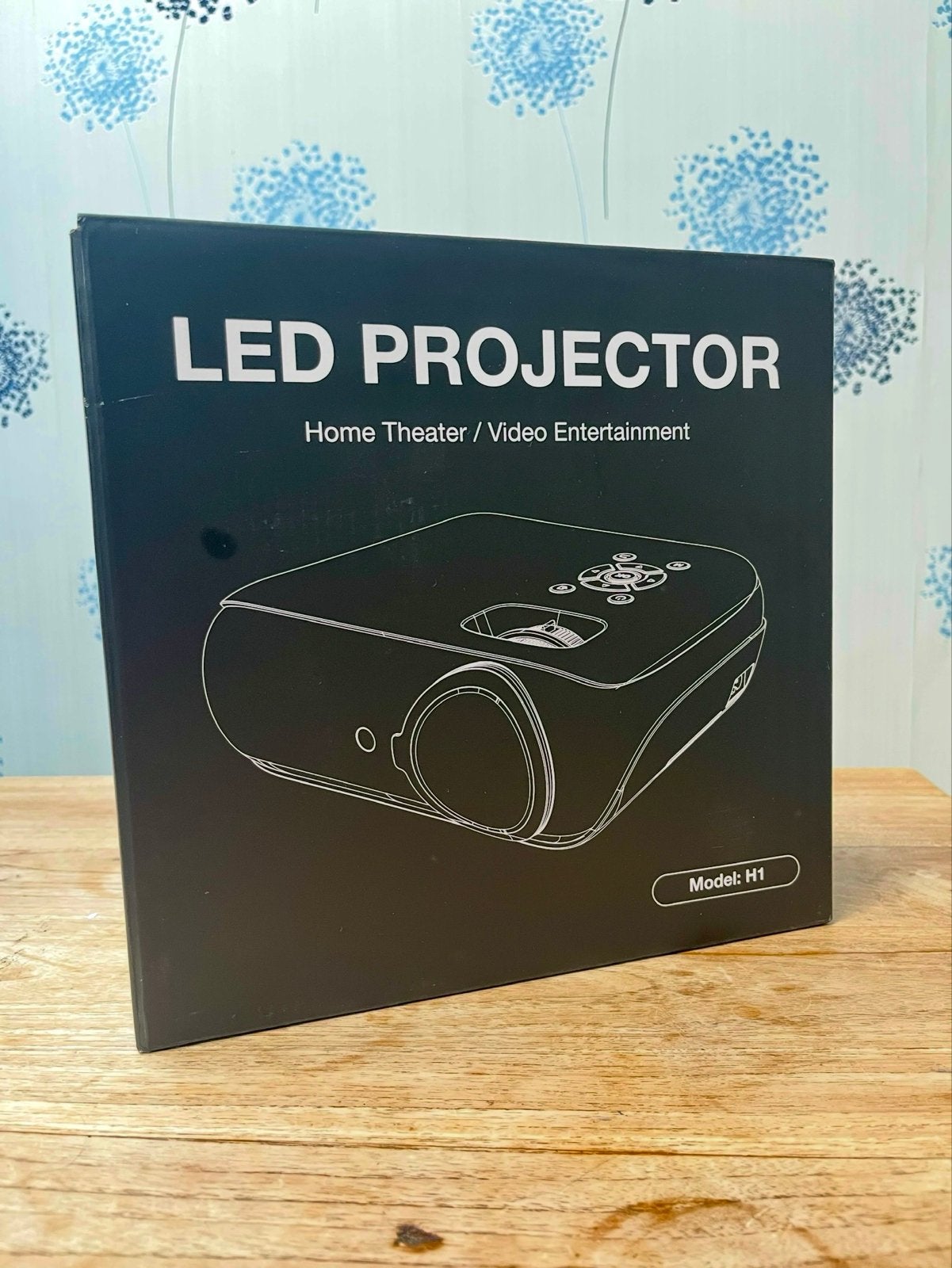 LED Projector H1 - Home Theater/Video Entertainment, Ophalen, Zo goed als nieuw, LED, Overige resoluties