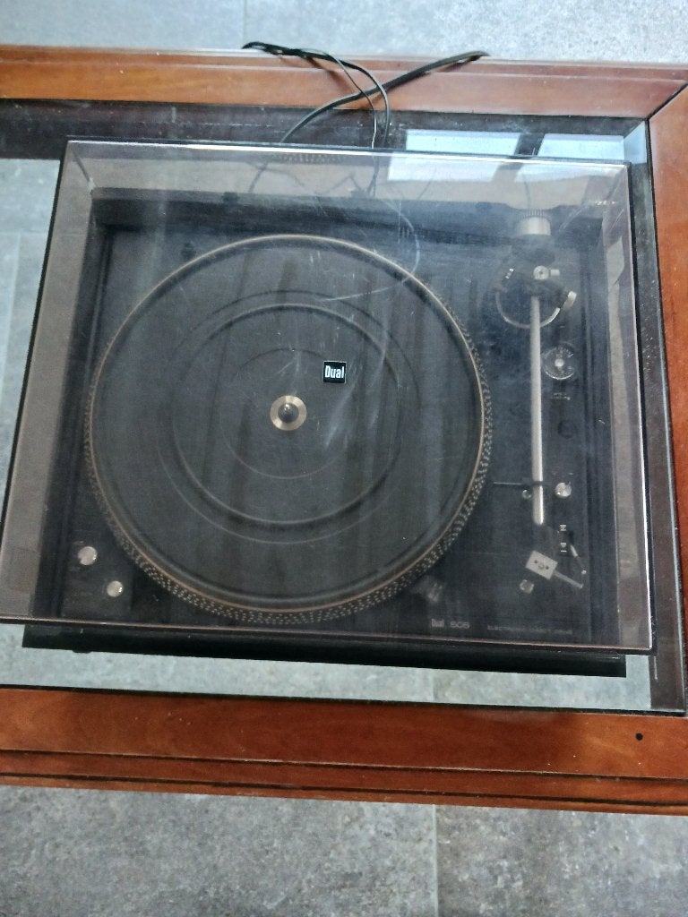 platenspeler dual 606, Gebruikt, Pitch-regelaar, Ophalen of Verzenden, Platenspeler