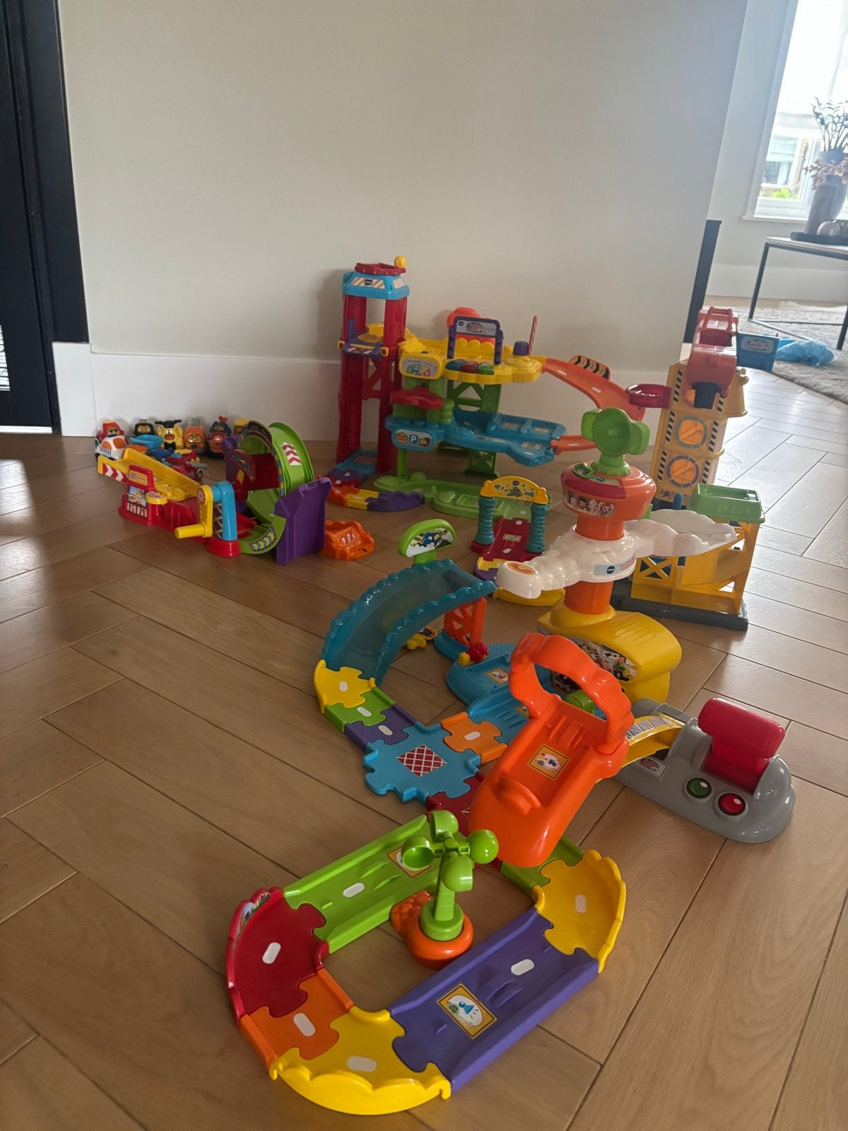 VTech Toet Toet Auto's  speelset, Ophalen of Verzenden, Gebruikt