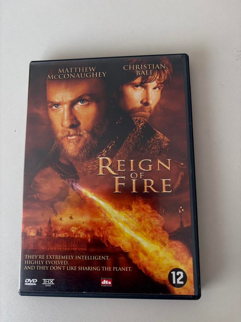 Reign of Fire DVD - Matthew McConaughey, Christian Bale, Vanaf 12 jaar, Ophalen of Verzenden, Gebruikt, Science Fiction
